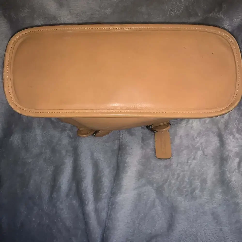 Vtg Coach Legacy Satchel Handbag Camel  9063 - Picture 4 of 5